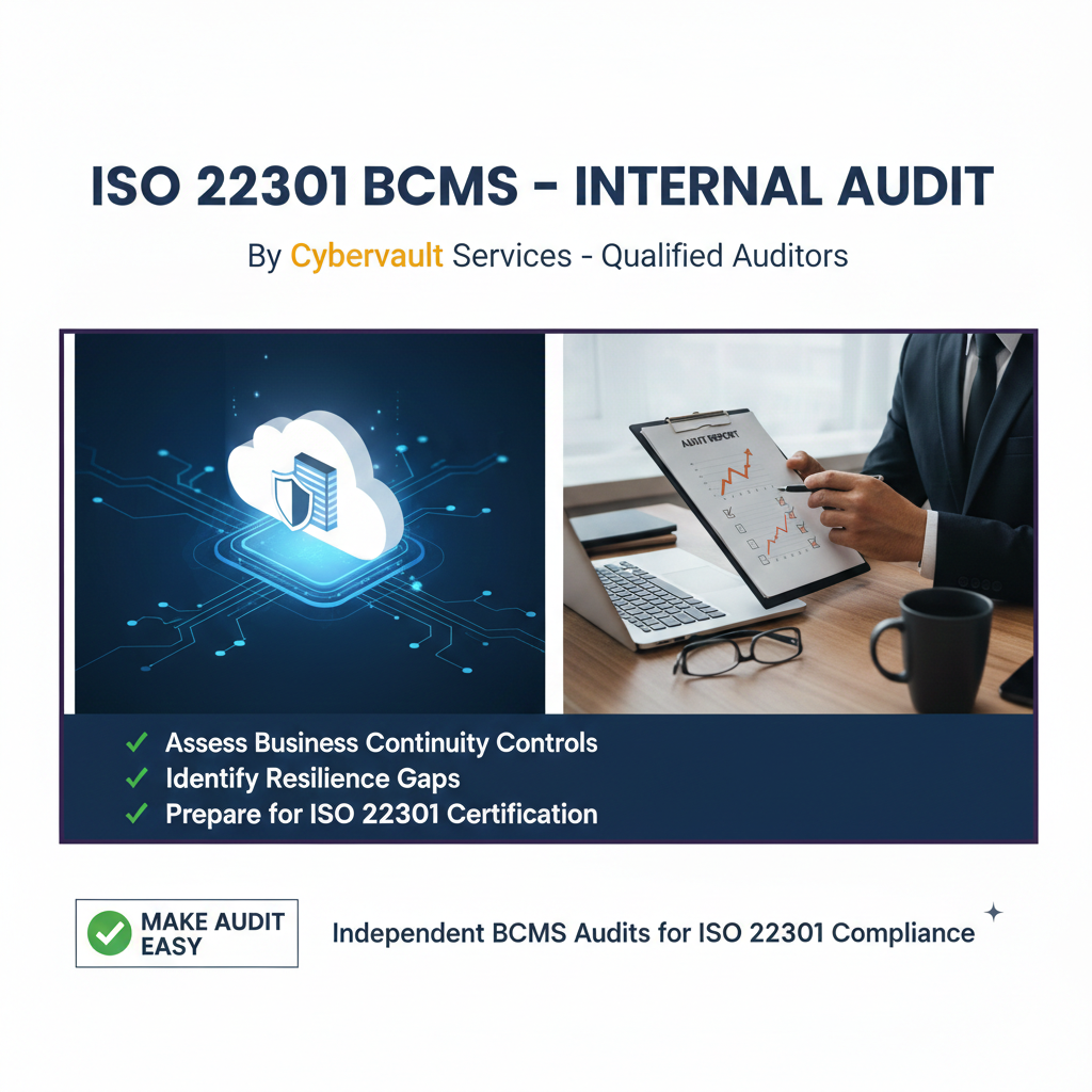 ISO 22301 BCMS – Internal Audit Services – Cybervault – CY201