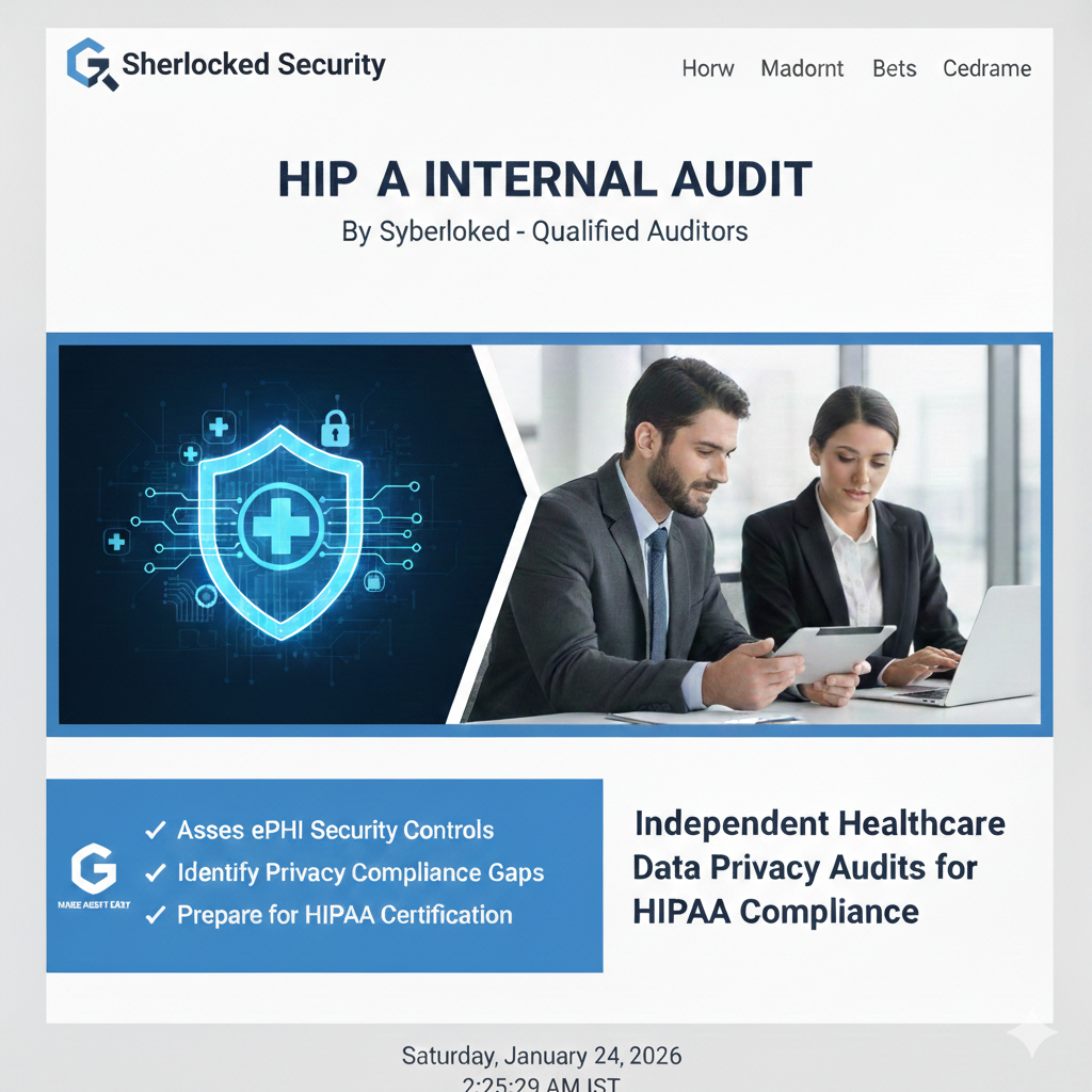 HIPAA – Internal Audit Services – Sherlocked Security – SS601