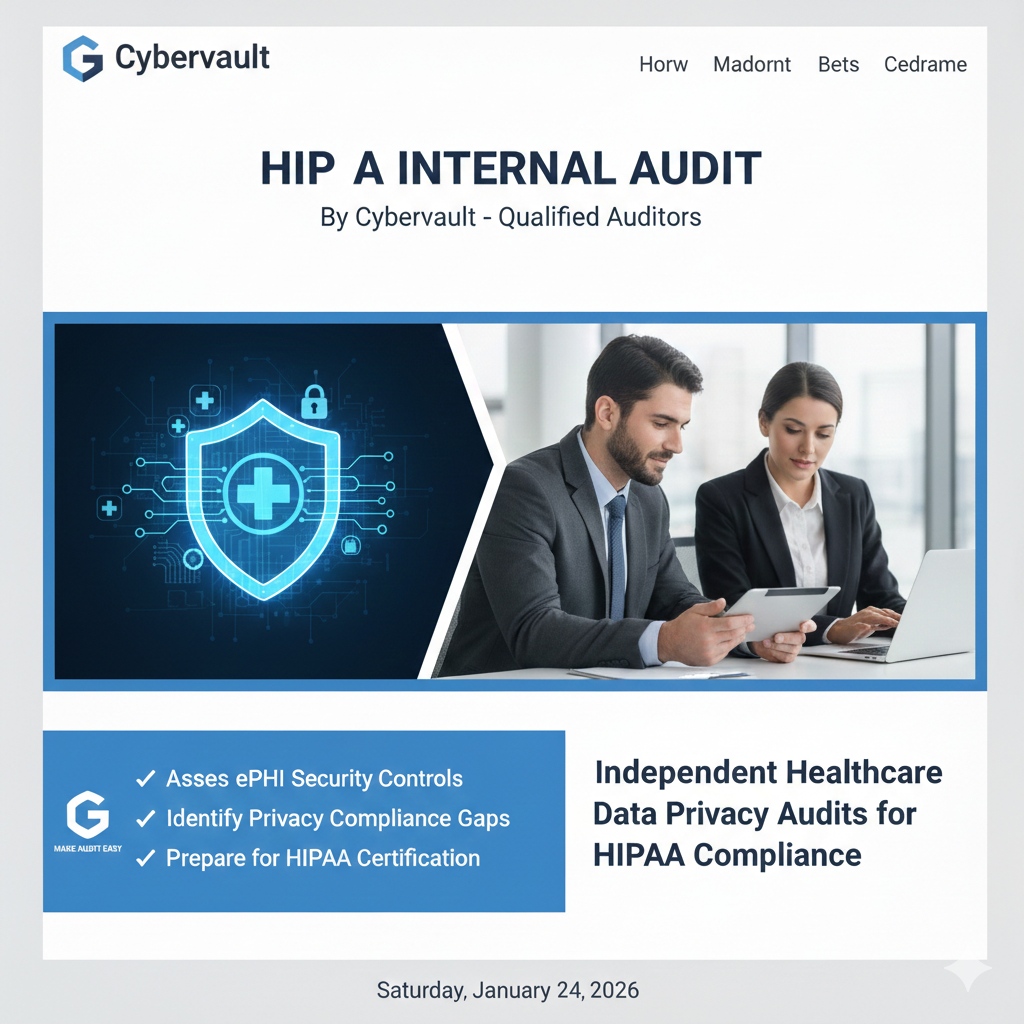 HIPAA – Internal Audit Services –  Cybervault – CY601